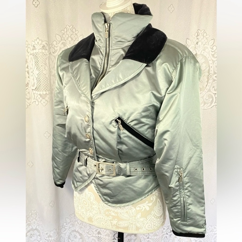 Vintage Nils Silver Ski Snow Jacket